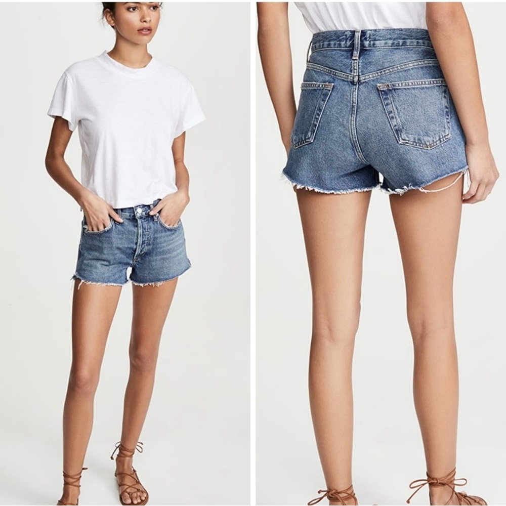 AGOLDE Parker Vintage Cut Off Short in Lowkey